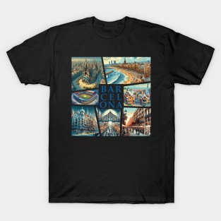 SPANISH CITY - BARCELONA - TRAVEL -1 T-Shirt